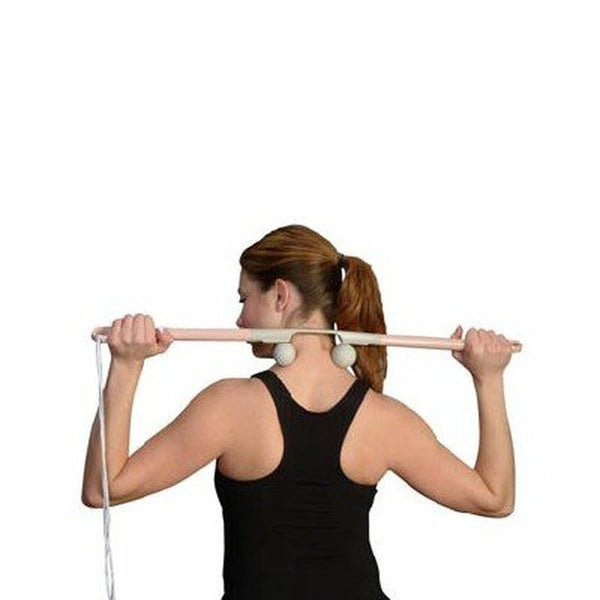 Body Back Company's Self Massage Tool Trio: Body Back Buddy Trigger Point Massage Tool, AccuMassage and Wooden Back Roller Bundle