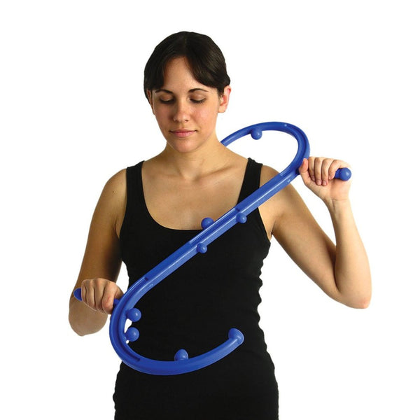 Body Back Buddy trigger point massager and DaVinci Tool Firm occipital muscle massager