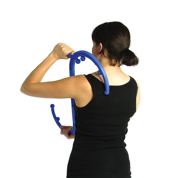 Body Back Buddy trigger point massager and DaVinci Tool Firm occipital muscle massager