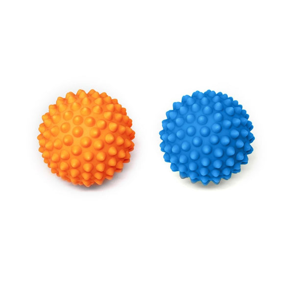 Body Back Company's RhinoPro Massage Balls 2-pack Blue and Orange