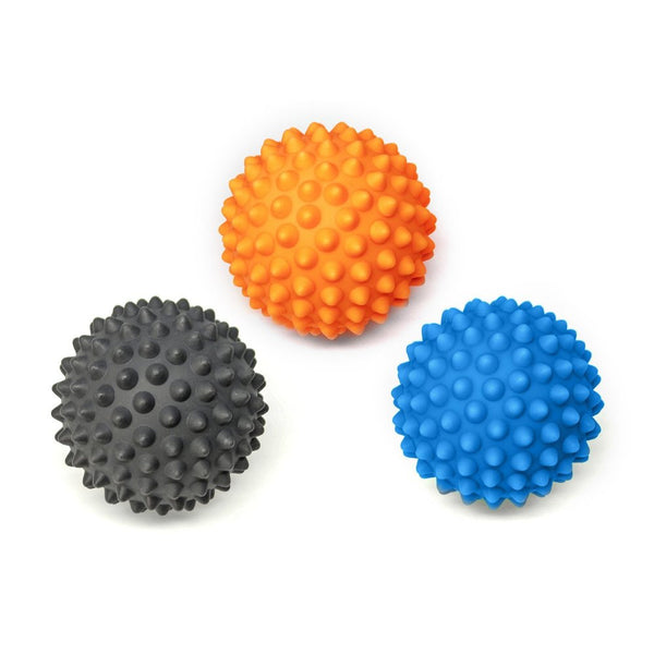 Body Back Company's RhinoPro Massage Balls 3-pack Blue ,Orange and Black