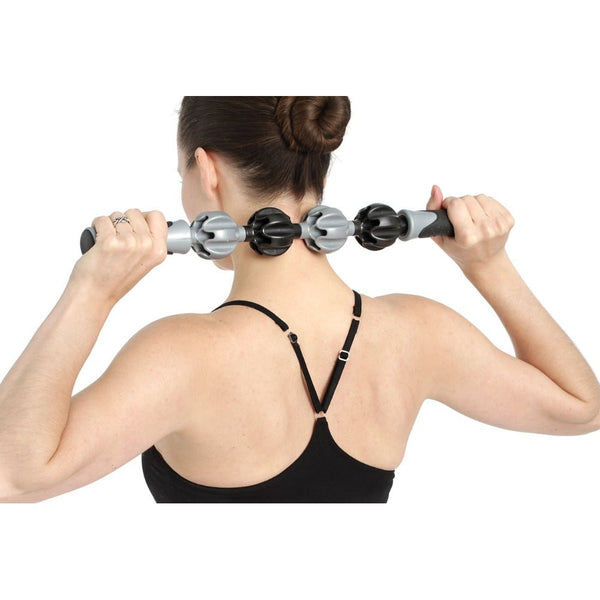 Body Back Company's Body Back Buddy Pro Sport Trigger Point Massage Tool, Massage Roller Ball Black & Deep Trigger Massage Stick 3.0 Bundle